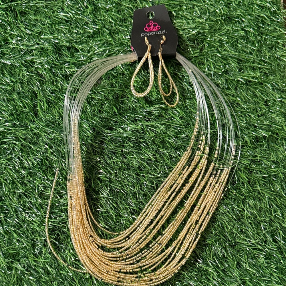 Paparazzi Elegant Gold and Silver Necklace Set